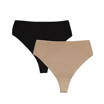 Naomi & Nicole® Shapewear Light Shaping 2-Pack Thong 7538P