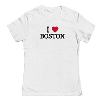 Junior's I Heart Boston Graphic Tee