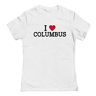 Junior's I Heart Columbus Graphic Tee