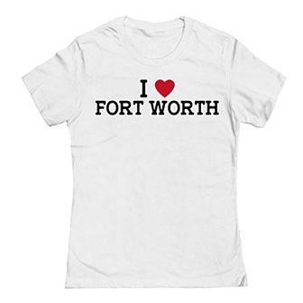 Junior's I Heart Fort Worth Graphic Tee
