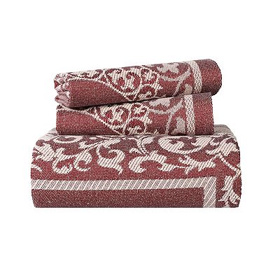 SUPERIOR Boho Mandala Jacquard Bedspread and Sham Set