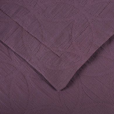 SUPERIOR Serenity Matelasse Weave Jacquard Celtic Circle Bedspread and Sham Set