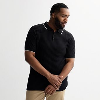 Big & Tall Sonoma Goods For Life® Tipped Sweater Polo