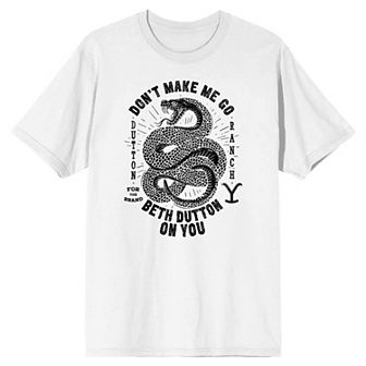 Men's Yellowstone Don't Make Me Graphic Tee