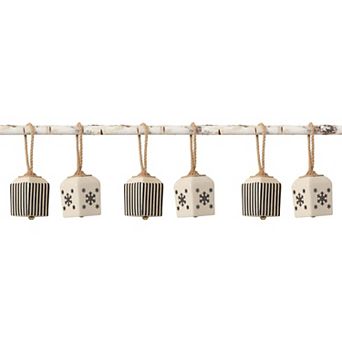 Haven Living 6 pc Bell Christmas Ornament Set