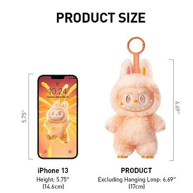 POP MART Labubu 3.0 Plush Doll Keychain Single Blind Box