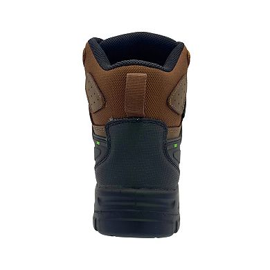 AdTec Men's Brown Waterproof Safety Toe Leather Work Boots