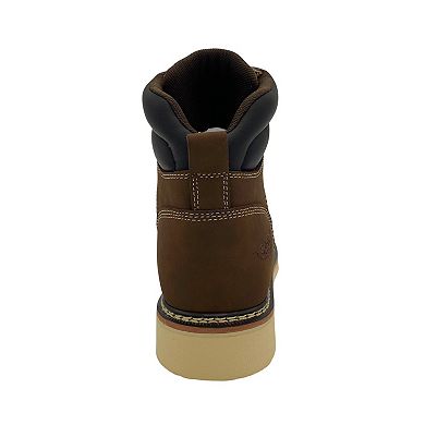 AdTec Men's Brown Leather Work Boots