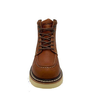 AdTec Apex Men's Brown Leather Safety Toe Boots