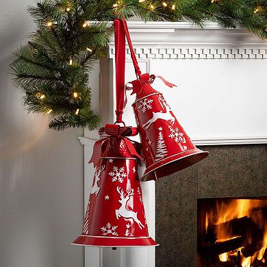Haven Living 2-pc. Nordic Bell Christmas Ornament Set