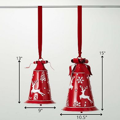 Haven Living 2-pc. Nordic Bell Christmas Ornament Set