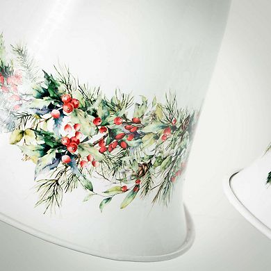 Haven Living 3-pc. White Bell Christmas Ornament Set