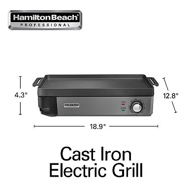 Hamilton Beach Cast Iron Electric Grill