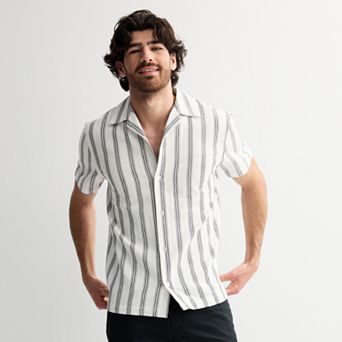 Men's Trinity Coast Camp Collar Button-Down Shirt