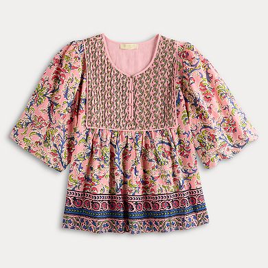 Women's Farmers Market Puff Sleeve Blouse