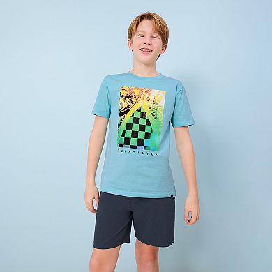 Boys 8-20 Quiksilver Checker Channel Graphic Tee