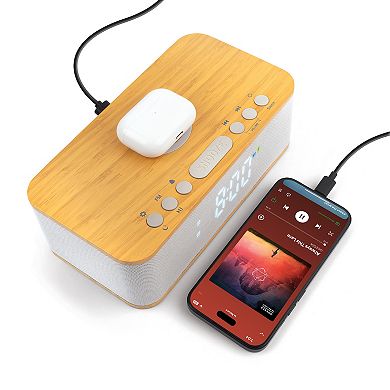 Connect Wireless Charging Classic Speaker Clock