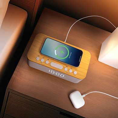 Connect Wireless Charging Classic Speaker Clock