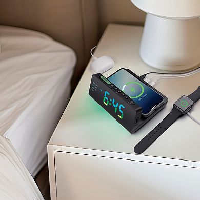 Connect Multicolor LED Charging Clock
