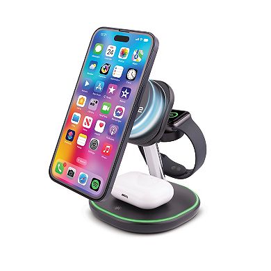 Connect 3-in-1 Wireless Charging Station