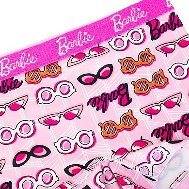 Girls 4-10 Barbie® 4-Pack Boyshort Panties Set