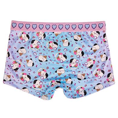 Girls 4-10 Squishmallows 4-Pack Boyshort Panties Set