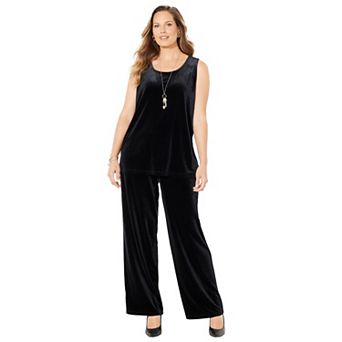 Catherines Women's Plus Size Anywear Velvet Tank