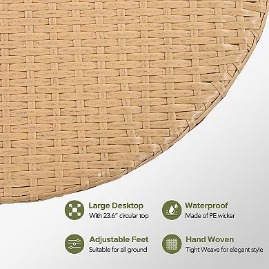Merax All-weather Rattan Outdoor Sectional Sofa Set