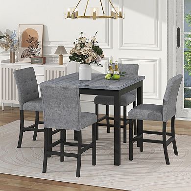 Merax 5-piece Counter Height Dining Set