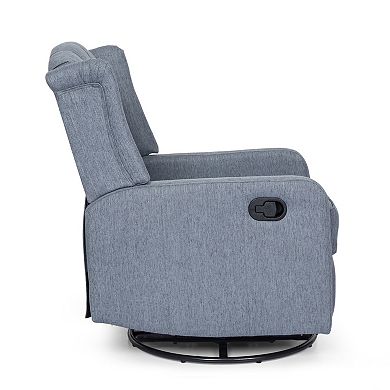 Classic Design, Manual Recliner Chair With 360-degree Swivel