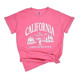 California Forest Scene Garment Dyed Tees