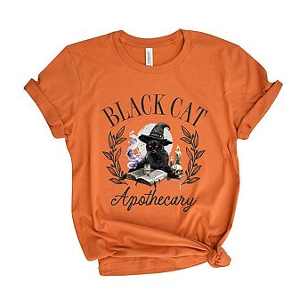 Black Cat Apothecary Short Sleeve Graphic Tee