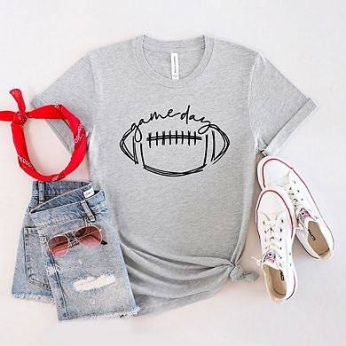 Football Game Day Short Sleeve Graphic Tee
