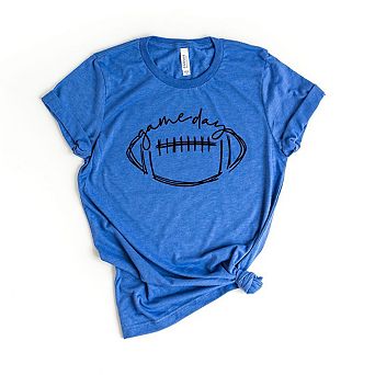 Football Game Day Short Sleeve Graphic Tee