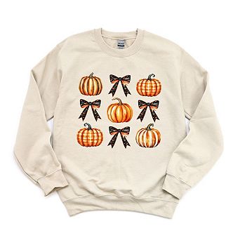 Coquette Pumpkin Chart Sweatshirt