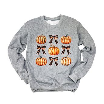 Coquette Pumpkin Chart Sweatshirt