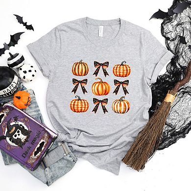 Coquette Pumpkin Chart Short Sleeve Graphic Tee