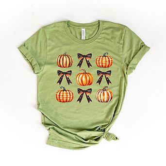 Coquette Pumpkin Chart Short Sleeve Graphic Tee