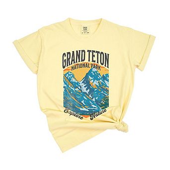 Simply Sage Market Grand Teton National Park Explore More Garment Dyed Tee