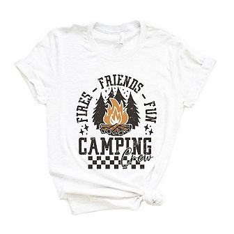 Fires Friends Fun Short Sleeve Graphic Tee