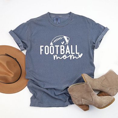 Football Mom Ball Garment Dyed Tees