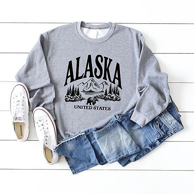 Alaska Forest Scene Sweatshirt