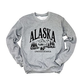 Alaska Forest Scene Sweatshirt