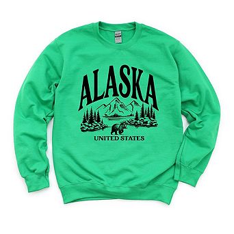 Alaska Forest Scene Sweatshirt