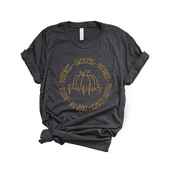 Fall Bucket List Short Sleeve Graphic Tee