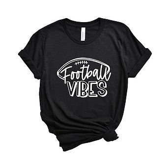 Football Vibes Short Sleeve Graphic Tee