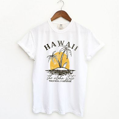 Hawaii Tropical Paradise Garment Dyed Tees