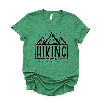 Hiking Mode Take Me To The Mountains Short Sleeve Graphic Tee