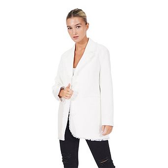 Young Blood Frayed Edge Blazer