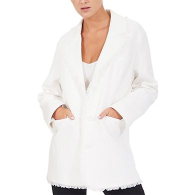 Young Blood Frayed Edge Blazer